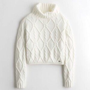 Light Blue Women's Hollister Sweater XS